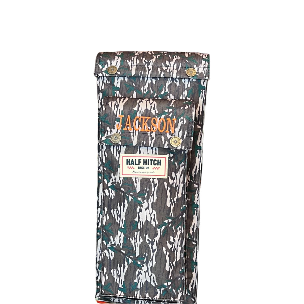 Vintage Green Leaf Glove & Sleeve Bag