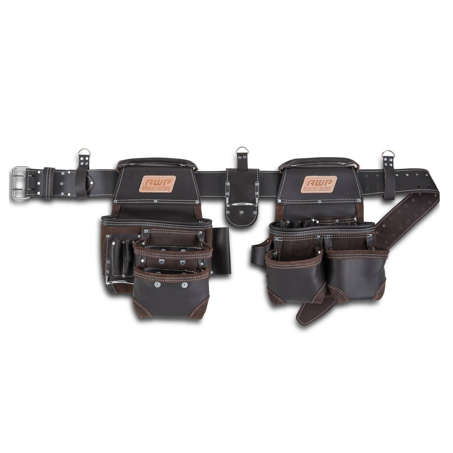 AWP L - 903 - 1 TrapJaw Oil Tanned Leather Tool Rig - Lined Out AWP L - 903 - 1 TrapJaw Oil Tanned Leather Tool RigTool Rig