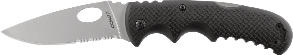 COAST BX316 Back - Lock Knife, Partial Serr. 20851 - Lined Out COAST BX316 Back - Lock Knife, Partial Serr. 20851Utility Knives