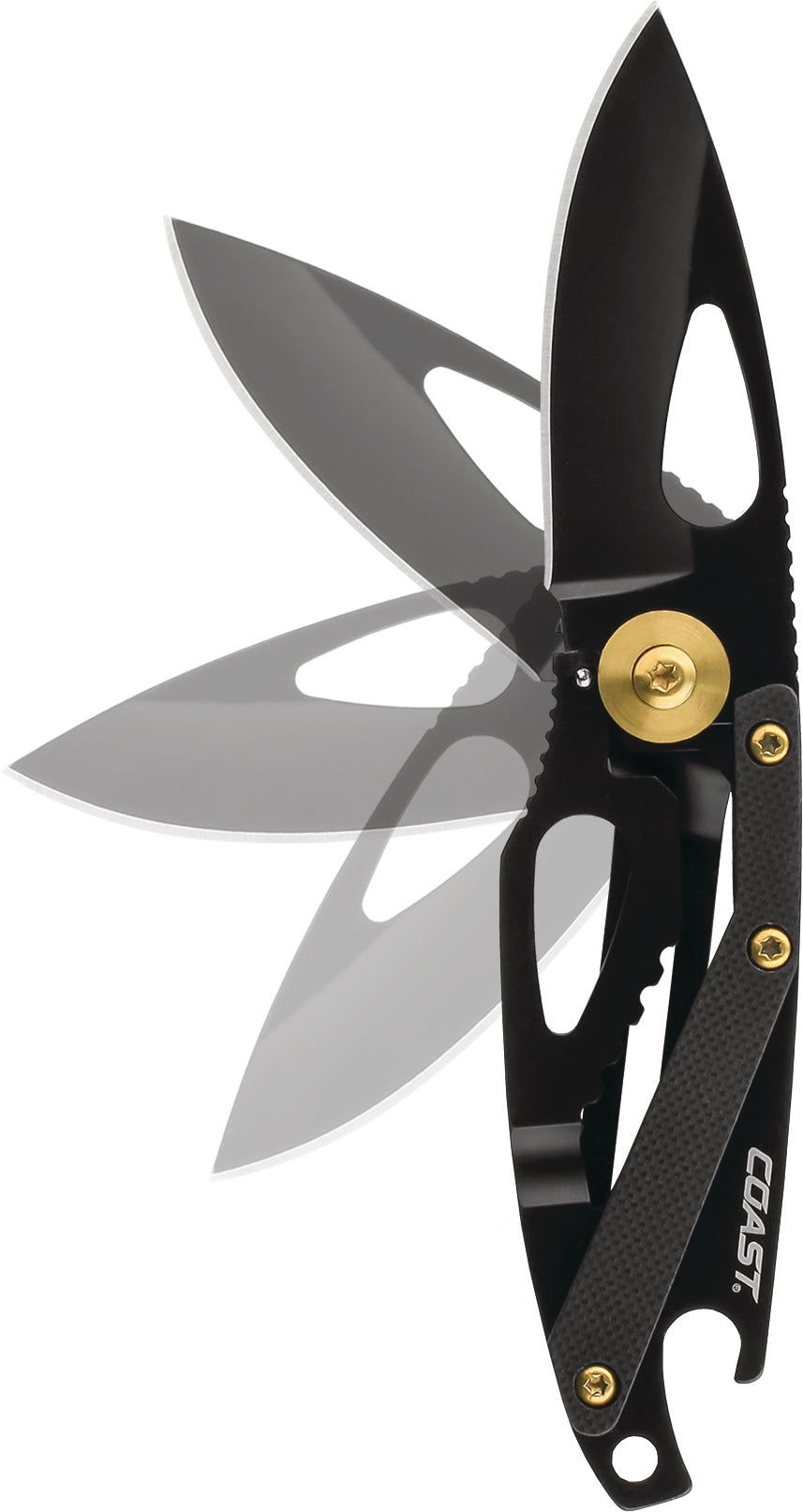 Coast FX200 Folding Knife Stainless Steel 2.0" Length w/ Bottle Opener - Clam Pack 20690 - Lined Out Coast FX200 Folding Knife Stainless Steel 2.0" Length w/ Bottle Opener - Clam Pack 20690Utility Knives