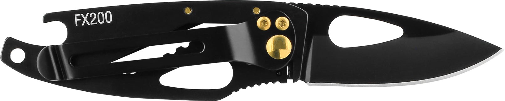 Coast FX200 Folding Knife Stainless Steel 2.0" Length w/ Bottle Opener - Clam Pack 20690 - Lined Out Coast FX200 Folding Knife Stainless Steel 2.0" Length w/ Bottle Opener - Clam Pack 20690Utility Knives
