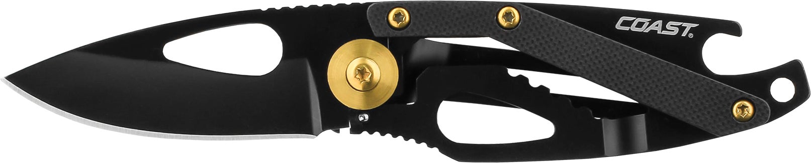 Coast FX200 Folding Knife Stainless Steel 2.0" Length w/ Bottle Opener - Clam Pack 20690 - Lined Out Coast FX200 Folding Knife Stainless Steel 2.0" Length w/ Bottle Opener - Clam Pack 20690Utility Knives