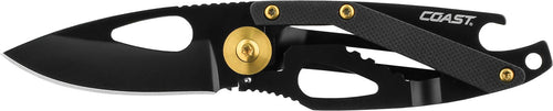 Coast FX200 Folding Knife Stainless Steel 2.0" Length w/ Bottle Opener - Clam Pack 20690 - Lined Out Coast FX200 Folding Knife Stainless Steel 2.0" Length w/ Bottle Opener - Clam Pack 20690Utility Knives