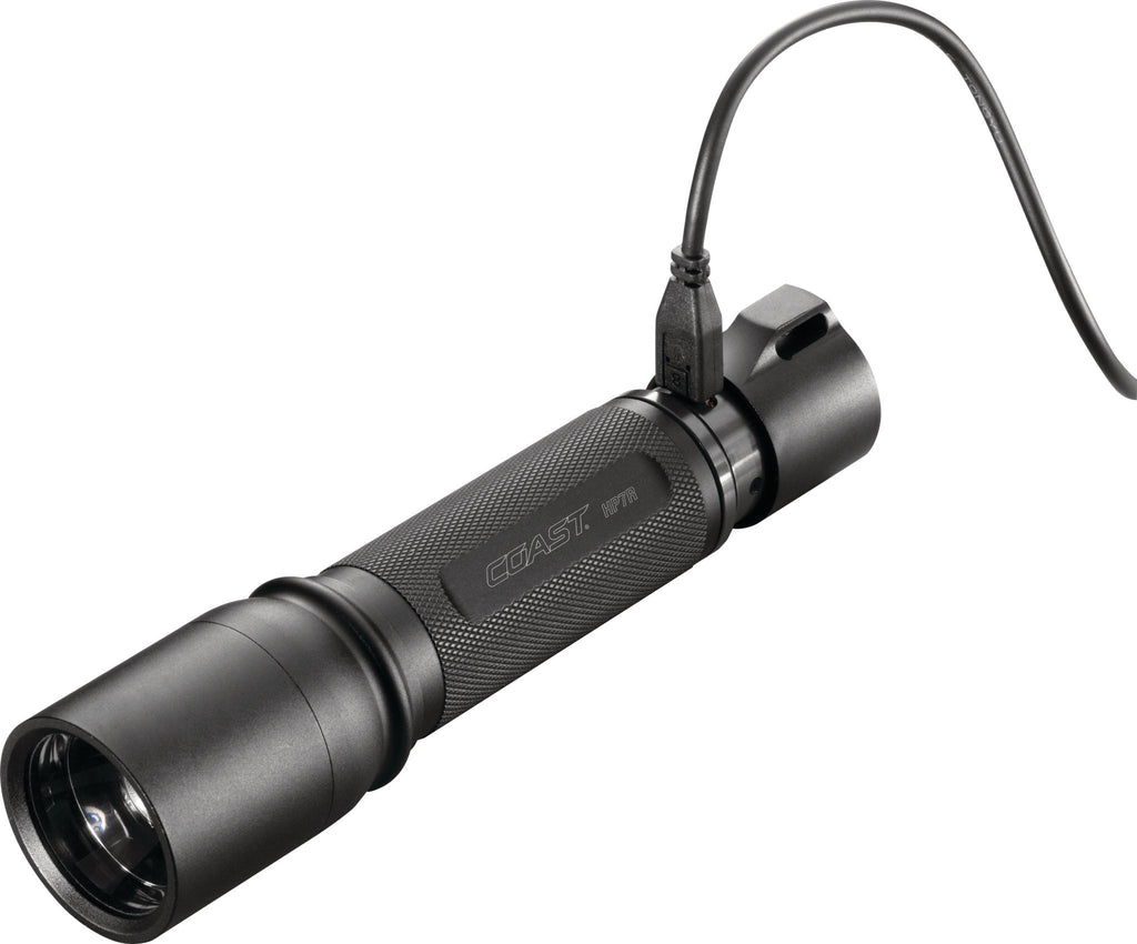 COAST HP7R Rechargeable Long Distance Focusing Flashlight 19221 - Lined Out COAST HP7R Rechargeable Long Distance Focusing Flashlight 19221Flashlights