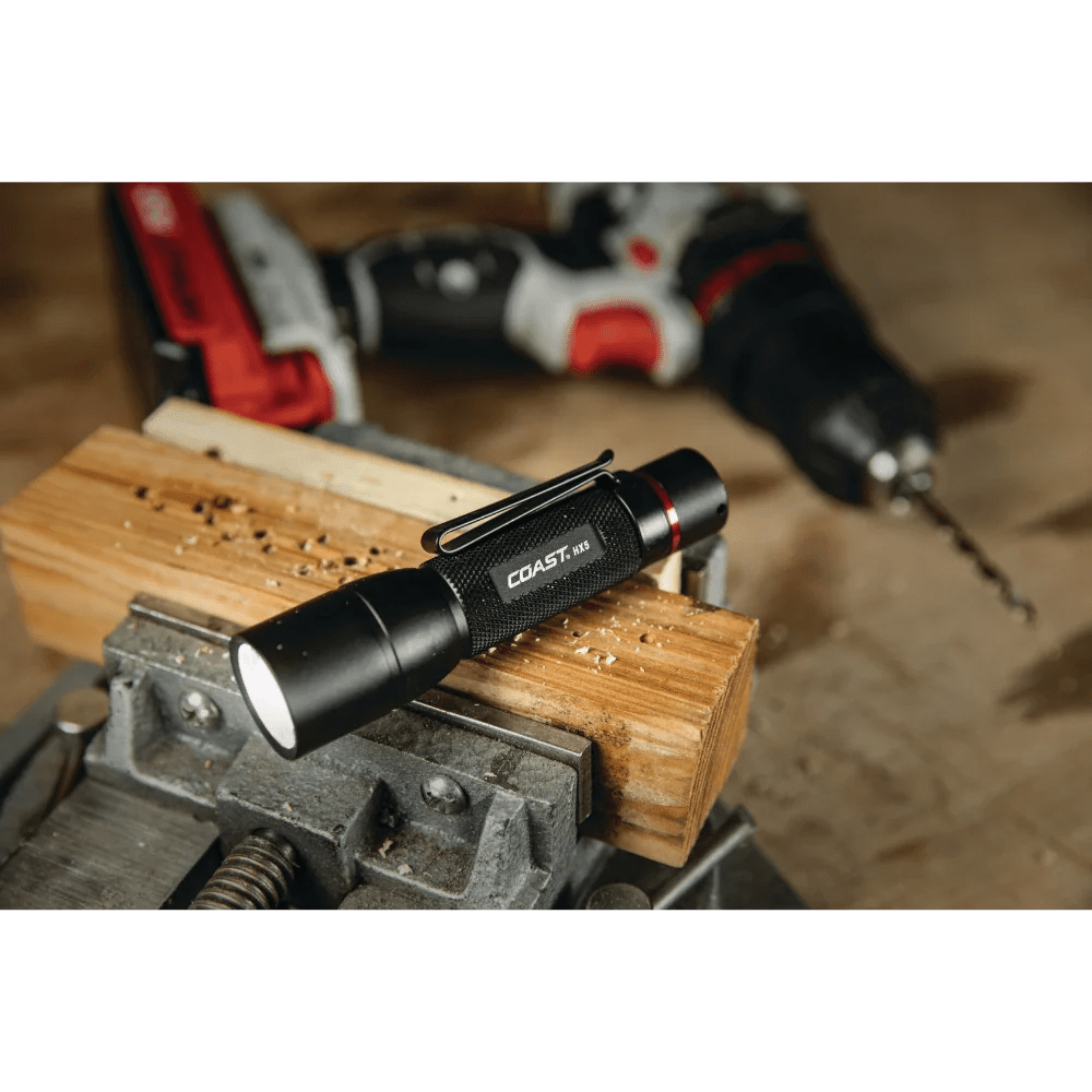 COAST HX5 Pure Beam Flashlight with Slide Focus 20572 - Lined Out COAST HX5 Pure Beam Flashlight with Slide Focus 20572Flashlights