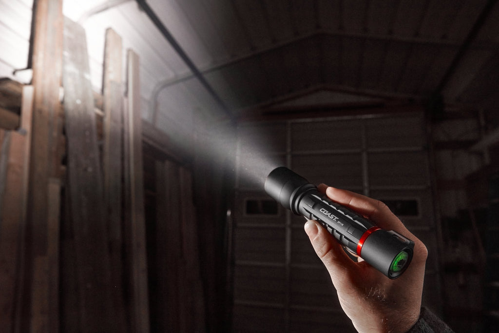COAST XP11R Rechargeable Flashlight with Slide Focus 30322 - Lined Out COAST XP11R Rechargeable Flashlight with Slide Focus 30322Flashlights