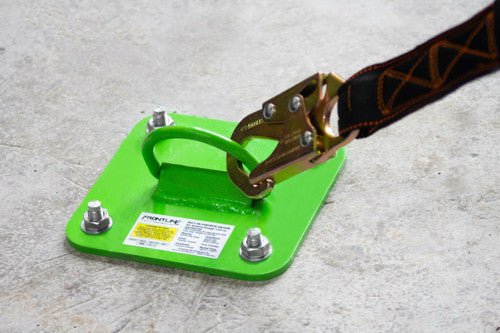 Concrete and Steel D - Ring Reusable Anchor Plate - Lined Out Concrete and Steel D - Ring Reusable Anchor PlateWork Safety Harnesses