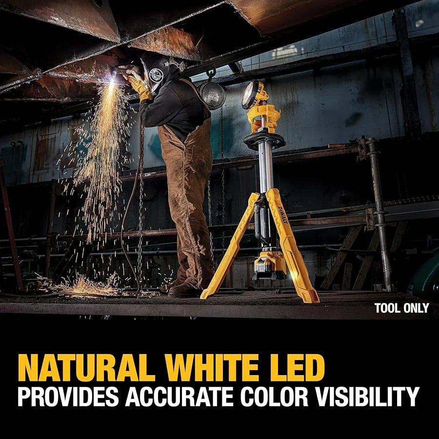 DEWALT DCL079B 20V MAX* Cordless Tripod Light (Light Only) - Lined Out DEWALT DCL079B 20V MAX* Cordless Tripod Light (Light Only)Work Lights