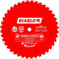Diablo D1040X 10 in. x 40 Tooth General Purpose Saw Blade - Lined Out Diablo D1040X 10 in. x 40 Tooth General Purpose Saw BladeSaw Blades