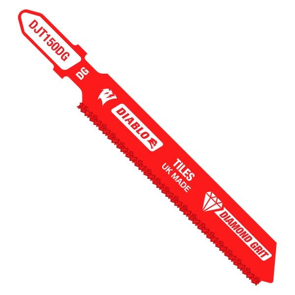 Diablo DJT150DG 3 - 1/4 in. Diamond Grit T - Shank Jig Saw Blade for Hard Tiles - Lined Out Diablo DJT150DG 3 - 1/4 in. Diamond Grit T - Shank Jig Saw Blade for Hard TilesJigsaw Accessories