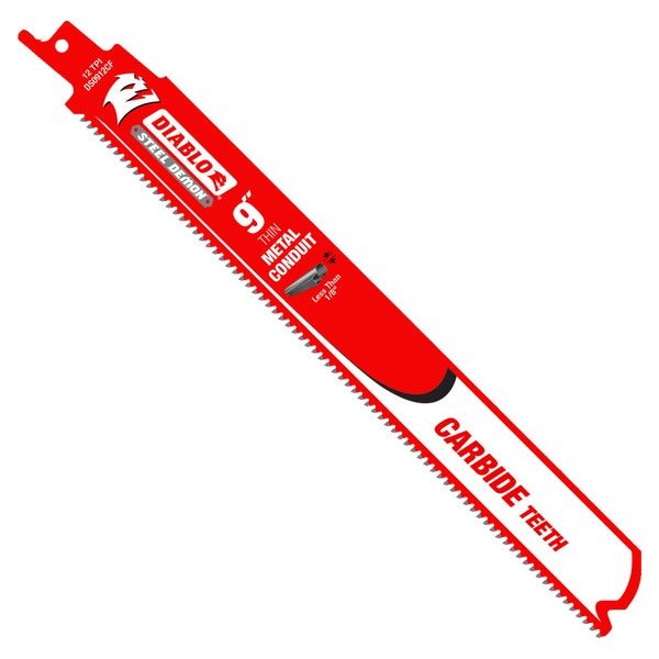 Diablo DS0912CF 9 in. Steel Demon Carbide Blades for Thin Metal Conduit Cutting - Lined Out Diablo DS0912CF 9 in. Steel Demon Carbide Blades for Thin Metal Conduit CuttingSaw Blades
