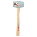 Estwing DH - 12N 12oz No - Mar Gray Deadhead Rubber Mallet, Wood Handle - Lined Out Estwing DH - 12N 12oz No - Mar Gray Deadhead Rubber Mallet, Wood HandleHammers