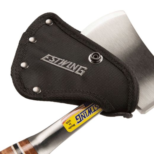 Estwing E14A 12" Sportsmans Axe With Leather Grip - Lined Out Estwing E14A 12" Sportsmans Axe With Leather GripAxes
