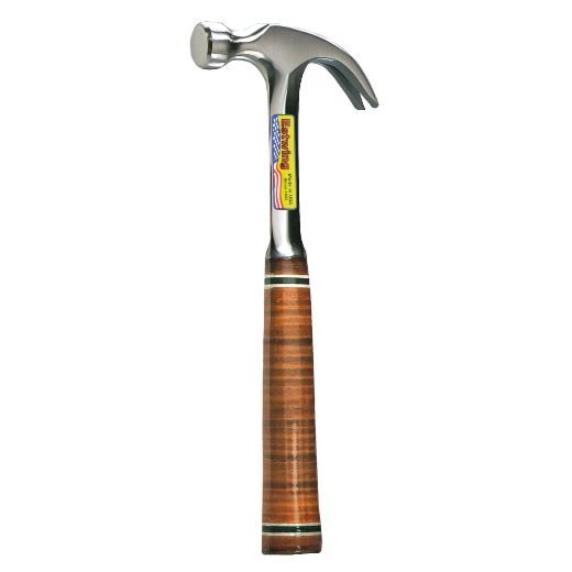 Estwing E20C 20 Oz Curve Claw Hammer With Leather Grip - Lined Out Estwing E20C 20 Oz Curve Claw Hammer With Leather GripHammers