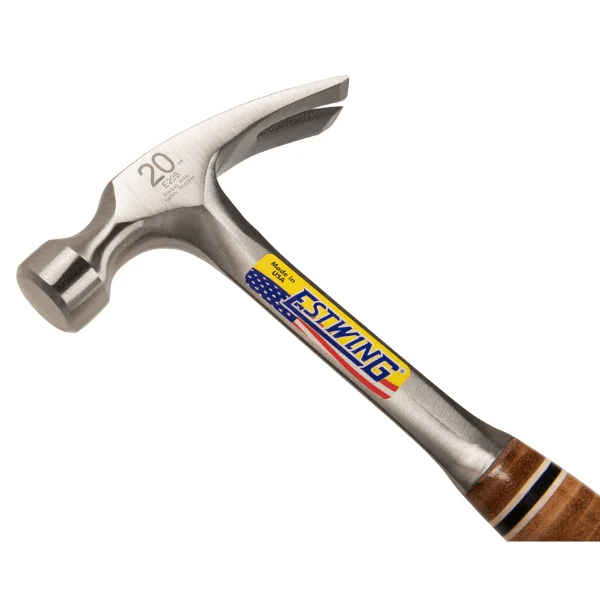 Estwing E20S 20oz Rip Hammer w/ Leather Grip - Lined Out Estwing E20S 20oz Rip Hammer w/ Leather GripHammers