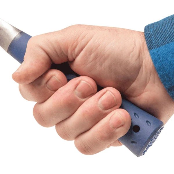 Estwing E3 - 13P 13oz Lightweight Rock Pick w/ Blue Vinyl Shock Reduction Grip (Smooth Face) - Lined Out Estwing E3 - 13P 13oz Lightweight Rock Pick w/ Blue Vinyl Shock Reduction Grip (Smooth Face)Hammers