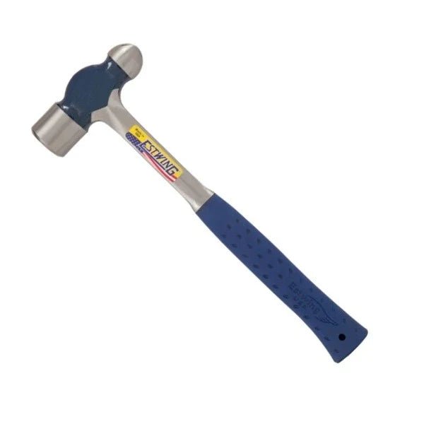 Estwing E3 - 16BP 16oz Ball Peen Hammer w/ Blue Grip (Smooth Face) - Lined Out Estwing E3 - 16BP 16oz Ball Peen Hammer w/ Blue Grip (Smooth Face)Hammers