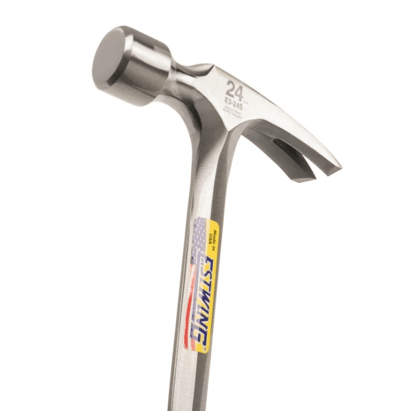 Estwing E3 - 24S 24oz Framing Hammer w/ Smooth Face - Lined Out Estwing E3 - 24S 24oz Framing Hammer w/ Smooth FaceHammers