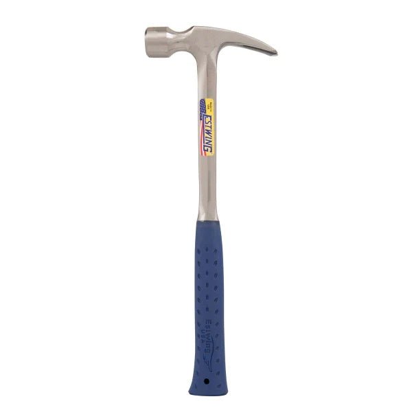Estwing E3 - 28S 28oz Framing Hammer w Blue Grip (SMOOTH) - Lined Out Estwing E3 - 28S 28oz Framing Hammer w Blue Grip (SMOOTH)Hammers