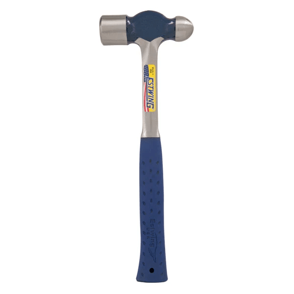 Estwing E3 - 32BP 32oz Ball Peen Hammer w/ Blue Grip (Smooth Face) - Lined Out Estwing E3 - 32BP 32oz Ball Peen Hammer w/ Blue Grip (Smooth Face)Hammers