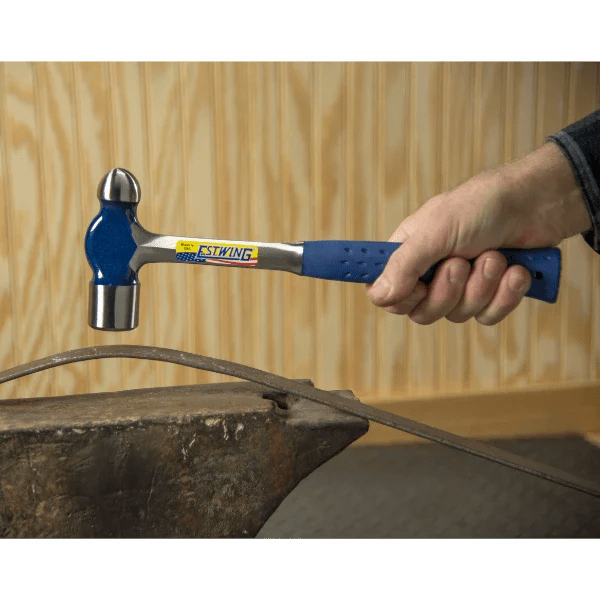 Estwing E3 - 32BP 32oz Ball Peen Hammer w/ Blue Grip (Smooth Face) - Lined Out Estwing E3 - 32BP 32oz Ball Peen Hammer w/ Blue Grip (Smooth Face)Hammers