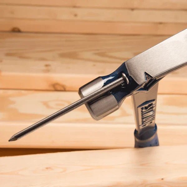 Estwing E6 - 15SR 15oz Blue Vinyl Gripped Ultra Framing Hammer - Short Handle (Smooth Face) - Lined Out Estwing E6 - 15SR 15oz Blue Vinyl Gripped Ultra Framing Hammer - Short Handle (Smooth Face)Hammers