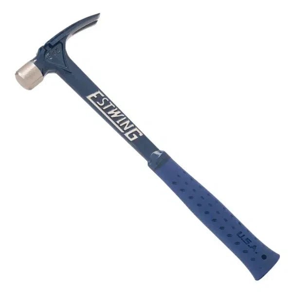 Estwing E6 - 15SR 15oz Blue Vinyl Gripped Ultra Framing Hammer - Short Handle (Smooth Face) - Lined Out Estwing E6 - 15SR 15oz Blue Vinyl Gripped Ultra Framing Hammer - Short Handle (Smooth Face)Hammers