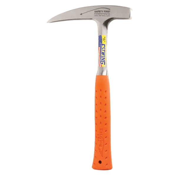 Estwing EO - 22P 22oz Orange Rock Pick, Pointed Tip (Smooth Face) - Lined Out Estwing EO - 22P 22oz Orange Rock Pick, Pointed Tip (Smooth Face)Hammers