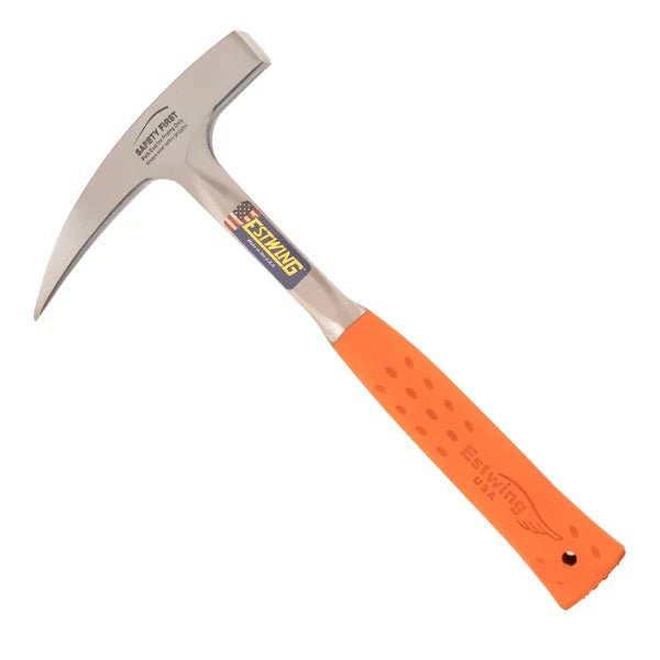 Estwing EO - 22P 22oz Orange Rock Pick, Pointed Tip (Smooth Face) - Lined Out Estwing EO - 22P 22oz Orange Rock Pick, Pointed Tip (Smooth Face)Hammers