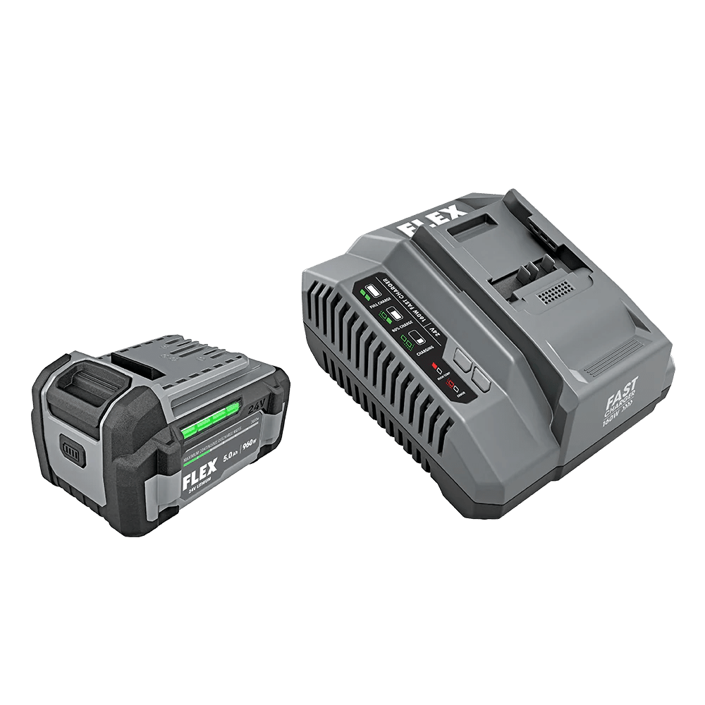 FLEX FX0411 - 1C 5.0Ah Lithium Starter Kit - Lined Out FLEX FX0411 - 1C 5.0Ah Lithium Starter KitPower Tool Batteries