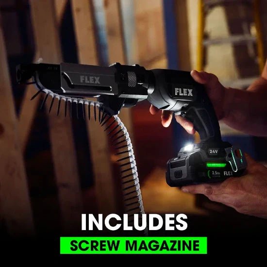 FLEX FX1611 - Z Drywall Screw Gun With Magazine Attachment - Lined Out FLEX FX1611 - Z Drywall Screw Gun With Magazine AttachmentImpact Wrenches & Drivers