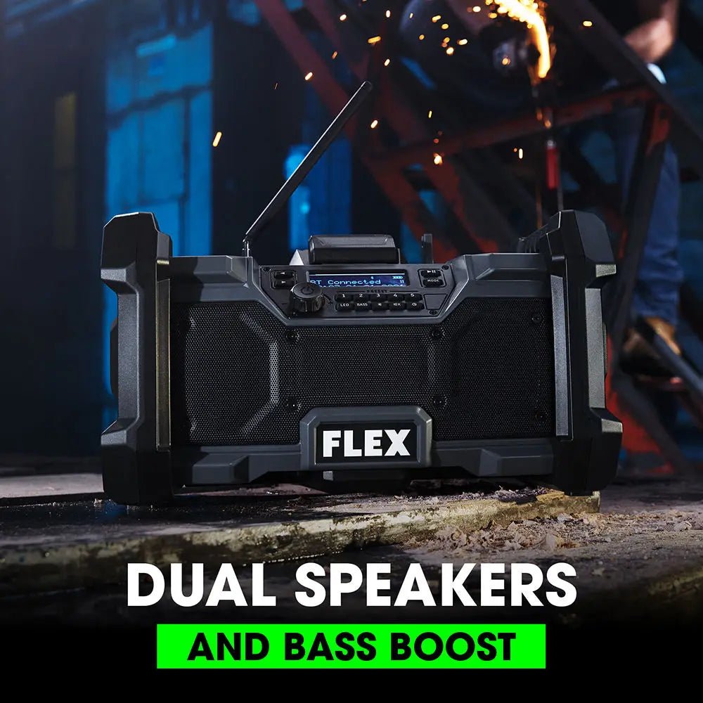 FLEX FX5351 - Z Jobsite Radio (Tool Only) - Lined Out FLEX FX5351 - Z Jobsite Radio (Tool Only)Radios