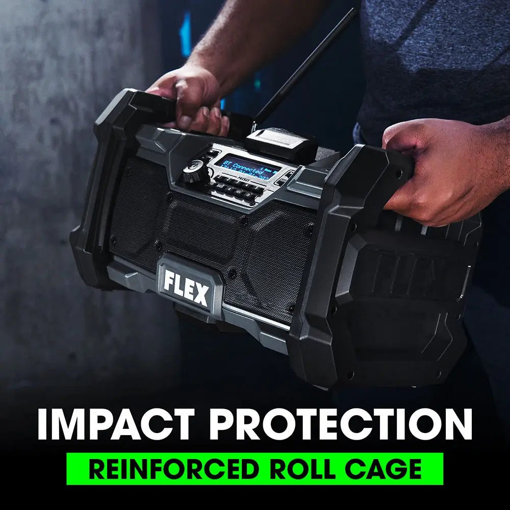FLEX FX5351 - Z Jobsite Radio (Tool Only) - Lined Out FLEX FX5351 - Z Jobsite Radio (Tool Only)Radios