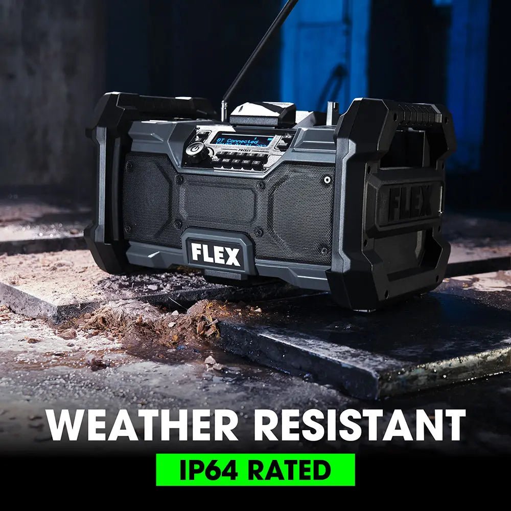 FLEX FX5351 - Z Jobsite Radio (Tool Only) - Lined Out FLEX FX5351 - Z Jobsite Radio (Tool Only)Radios