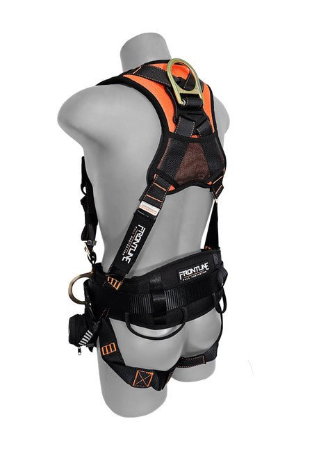 Frontline 100CTB Combat Construction Full Body Harness with Tongue Buckle Legs and Trauma Straps S - Lined Out Frontline 100CTB Combat Construction Full Body Harness with Tongue Buckle Legs and Trauma Straps SWork Safety Harnesses
