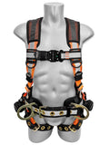 Frontline 100RCTB Combat Reflective Construction Full Body Harness with Tongue Buckle Legs and Trauma Straps S - Lined OutFrontline 100RCTB Combat Reflective Construction Full Body Harness with Tongue Buckle Legs and Trauma Straps SWork Safety Harnesses
