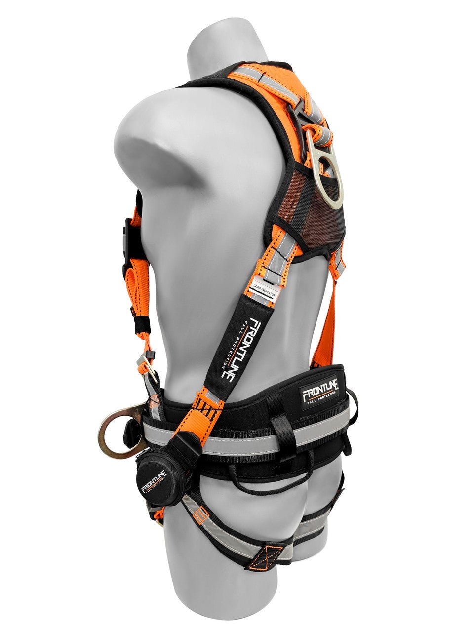 Frontline 100RCTB Combat Reflective Construction Full Body Harness with Tongue Buckle Legs and Trauma Straps XL/2X - Lined Out Frontline 100RCTB Combat Reflective Construction Full Body Harness with Tongue Buckle Legs and Trauma Straps XL/2XWork Safety Harnesses