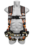 Frontline 100RCTB Combat Reflective Construction Full Body Harness with Tongue Buckle Legs and Trauma Straps XL/2X - Lined Out Frontline 100RCTB Combat Reflective Construction Full Body Harness with Tongue Buckle Legs and Trauma Straps XL/2XWork Safety Harnesses