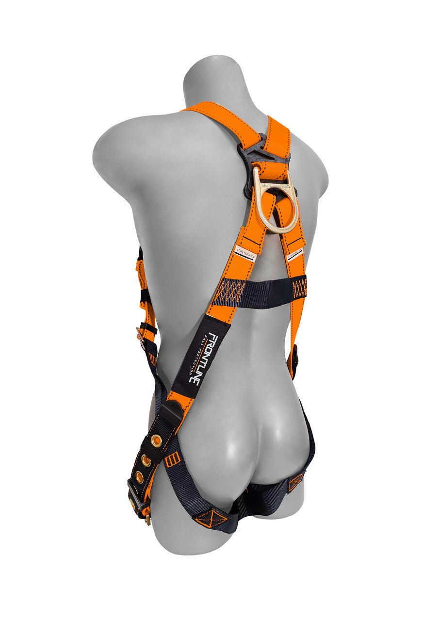 Frontline 100VTB Combat Economy Series Full Body Harness with Tongue Buckle Legs (Uni) Universal - Lined Out Frontline 100VTB Combat Economy Series Full Body Harness with Tongue Buckle Legs (Uni) UniversalWork Safety Harnesses