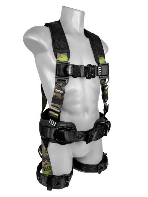 Frontline 110CTB - CF Camouflage Full Body Harness with Aluminum Hardware and Suspension Trauma Straps XL/2X - Lined Out Frontline 110CTB - CF Camouflage Full Body Harness with Aluminum Hardware and Suspension Trauma Straps XL/2XWork Safety Harnesses