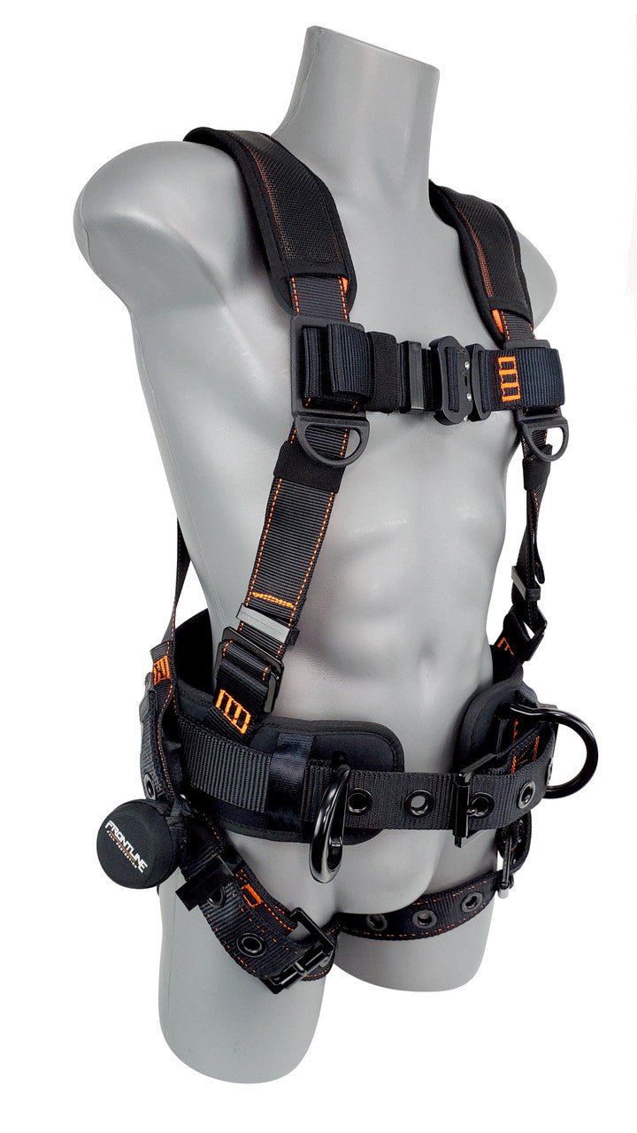 Frontline 110CTB Combat Lite Full Body Harness all Aluminum Hardware and Suspension Trauma Straps M/L - Lined Out Frontline 110CTB Combat Lite Full Body Harness all Aluminum Hardware and Suspension Trauma Straps M/LWork Safety Harnesses