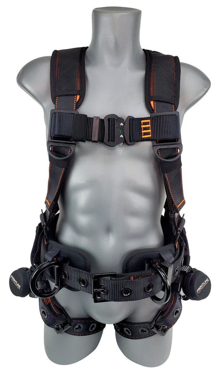 Frontline 110CTB Combat Lite Full Body Harness all Aluminum Hardware and Suspension Trauma Straps M/L - Lined Out Frontline 110CTB Combat Lite Full Body Harness all Aluminum Hardware and Suspension Trauma Straps M/LWork Safety Harnesses