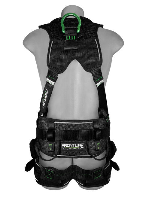 Frontline 250CTB Elite Construction Harness Aluminum Hardware and Suspension Trauma Straps M/L - Lined Out Frontline 250CTB Elite Construction Harness Aluminum Hardware and Suspension Trauma Straps M/LWork Safety Harnesses