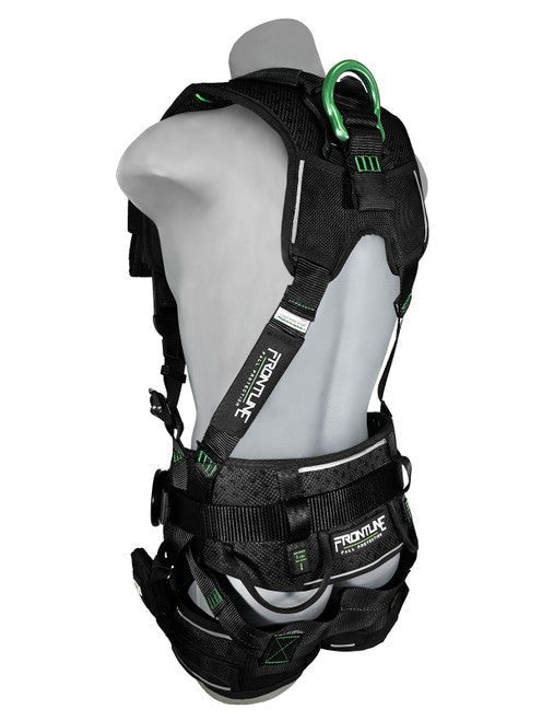 Frontline 250CTB Elite Construction Harness Aluminum Hardware and Suspension Trauma Straps M/L - Lined Out Frontline 250CTB Elite Construction Harness Aluminum Hardware and Suspension Trauma Straps M/LWork Safety Harnesses