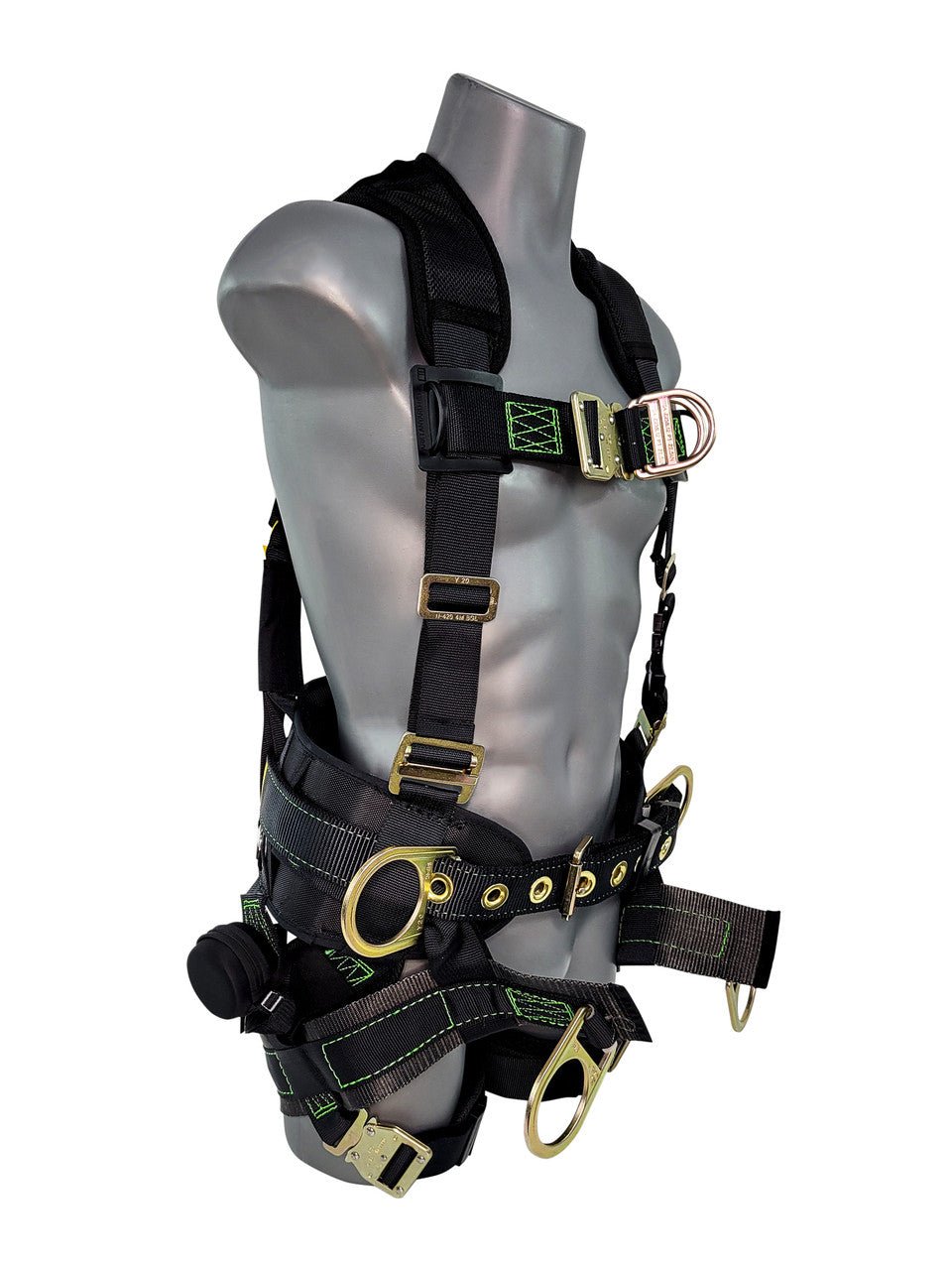 Frontline 350TWQC Patriot Tower Climbing Harness with Seat Sling, Airflo and Quick Connect Buckles - Made in USA Universal - Lined Out Frontline 350TWQC Patriot Tower Climbing Harness with Seat Sling, Airflo and Quick Connect Buckles - Made in USA UniversalWork Safety Harnesses