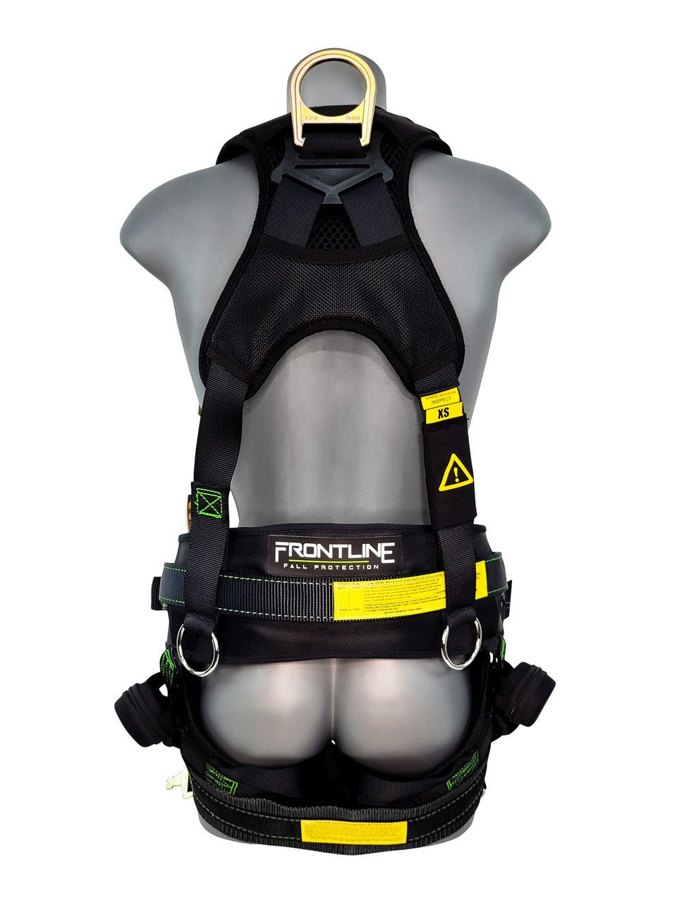 Frontline 350TWQC Patriot Tower Climbing Harness with Seat Sling, Airflo and Quick Connect Buckles - Made in USA XL - Lined Out Frontline 350TWQC Patriot Tower Climbing Harness with Seat Sling, Airflo and Quick Connect Buckles - Made in USA XLWork Safety Harnesses