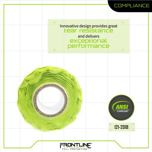 Frontline ACQW12 ToolGrip Quick Wrap Anchoring Tool Tape 12' - Lined Out Frontline ACQW12 ToolGrip Quick Wrap Anchoring Tool Tape 12'Work Safety Harnesses