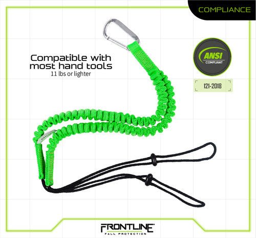 Frontline ACTLS222 ToolGrip 11 lbs Twin Tool Lanyard - Lined Out Frontline ACTLS222 ToolGrip 11 lbs Twin Tool LanyardWork Safety Harnesses