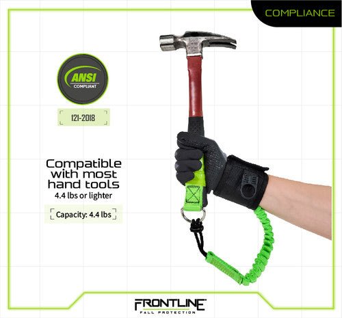 Frontline ACTLWB ToolGrip 4 lbs Wrist Tool Lanyard - Lined Out Frontline ACTLWB ToolGrip 4 lbs Wrist Tool LanyardWork Safety Harnesses