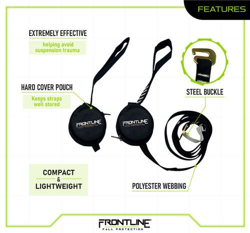Frontline ACTR Universal Suspension Trauma Straps - Lined Out Frontline ACTR Universal Suspension Trauma StrapsWork Safety Harnesses